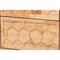 Baxton Studio Hosea Japandi Carved Honeycomb Natural 2-Drawer Nightstand 246-13627-ZORO - alternate 3